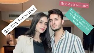 Ayesha Beig QampA Session😍  Shahveer Jafry Wife spitting facts😬Shahveer jafry vlog shahveerjafry [upl. by Etom8]