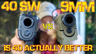 40 SampW vs 9mm Is 40 really better [upl. by Nosnev]