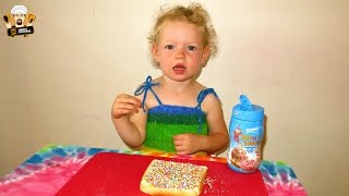 HOW TO MAKE FAIRY BREAD WITH AYLA [upl. by Dragon]