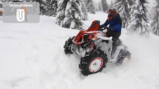 XMR Renegade 1000R vs Deep Snow 😱 Broken Drive Shaft 💸🤑 Epic Ride [upl. by Celina]