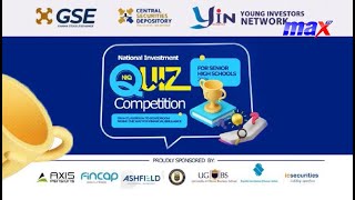 National Investment Quiz Competition slated for Friday Nov 15th at the University of Ghana Bus Sch [upl. by Haroldson]