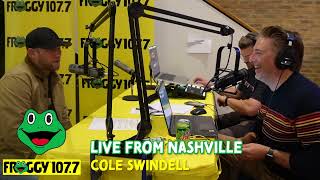 COLE SWINDELL Live From Music Row in Nashville during CMA Week [upl. by Nahgaem]