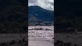 Dozens rescued from roof of Tennessee hospital due to floodwaters from Hurricane Helene [upl. by Ainos]