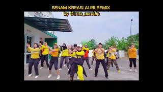 SENAM KREASI ALIBI REMIX  BY IRMA AEROBIC [upl. by Akamaozu859]