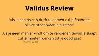 Validus review is het betrouwbaar [upl. by Anida]