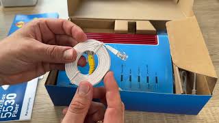 AVM FRITZBox 5530 Fiber Glasfasermodem mit 2x2 WiFi 6 WLAN AX Unboxing und Anleitung [upl. by Emelina30]