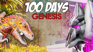 I Spent 100 Days In Ark Genesis Heres What Happened [upl. by Otrepur472]