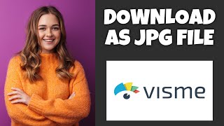 How To Download As A JPG File On Visme  Step By Step Guide  Visme Tutorial [upl. by Nomael]