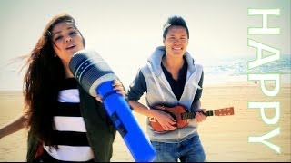 Happy  Pharrell Williams Alyssa Bernal amp Anthony Shay Official Music Video Cover [upl. by Eada]