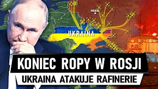 Ukraina NISZCZY PRZEMYSŁ NAFTOWY ROSJI  Potężne straty [upl. by Wolfgram396]