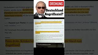 PUTIN Drohung Deutschland neues Angriffsziel Eskalation im Ukraine Krieg [upl. by Enneirdna]