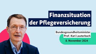 Finanzsituation der Pflegeversicherung [upl. by Enytsirk]