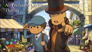 Professor Layton  All Professor Layton Themes [upl. by Encrata]