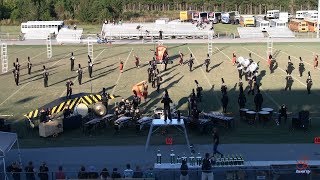 Croatan High School Marching Cougars at White Oak 10122019 [upl. by Annodal]