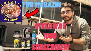 1000 SUBSCRIBERI  TUR MAGAZIN CORALIS  GIVEAWAY [upl. by Arlyne]