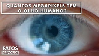 Quantos megapixels tem o olho humano [upl. by Malorie455]