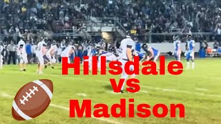 Hillsdale Football vs Madison 9272024 MHSAA Football [upl. by Terryn998]