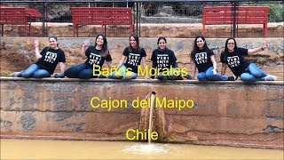 Baños Morales Hot springs at Cajon del Maipo Chile [upl. by Idelle]