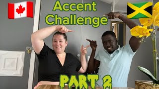 Jamaican accent challenge PART 2 😂Hilarious😂 [upl. by Frisse]