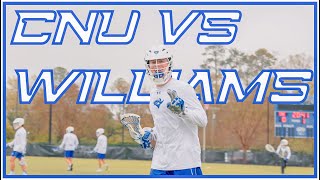 CNU vs Williams  D3 Mens Lacrosse  4K [upl. by Erkan]