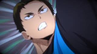 Ushijima Wakatoshi Takeuchi Ryouta Singing quotPoker Facequot  Haikyuu AMV [upl. by Jelsma]