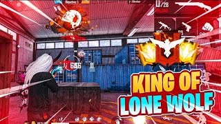 Lone Wolf King 👑 Win By 05 free fire  Manmeet Gamer Live freefire gamer tondegamer [upl. by Naeruat437]