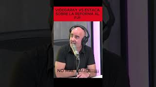 DEBATE DE VIDEGARAY VS ESTACA SOBRE LA REFORMA AL PJF  noticias [upl. by Gherardi]