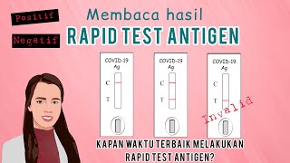 Cara membaca hasil RAPID TEST ANTIGEN  RAPID SWAB TEST [upl. by Amice]