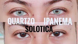 SOLOTICA HIDROCOR QUARTZO VS IPANEMA  COMPARISON ON DARK ASIAN EYES [upl. by Cypro]