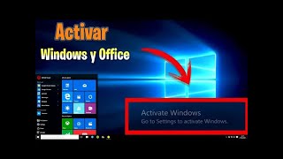 ACTIVAR WINDOWS 10788 1 Y OFFICE PARA SIEMPRE GRATIS [upl. by Ycnay]