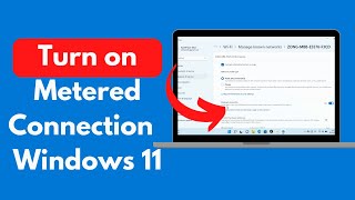 Turn on Metered Connection on Windows 11 Quick amp Easy [upl. by Burnie359]