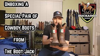 Unboxing a Special Pair of Cowboy Boots from The Boot Jack [upl. by Hoeve258]