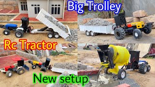 DIY Mini Farmhouse for Rc Tractors dc Motor working New Setup Upgrade big Trolley​⁠MrPendujatt22 [upl. by Malory624]