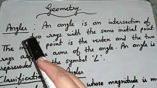 Class 7 and 8  Mathematics  Geometry [upl. by Ntisuj]