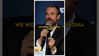 David Harbour describes his unusual bond with Winona Ryder [upl. by Becki]