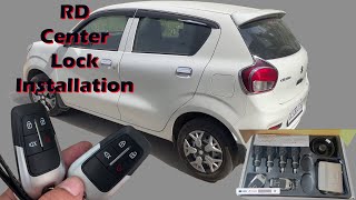 Maruti Suzuki Celerio LXI Central Locking System Installation marutisuzukicelerio centrallock rwt [upl. by Akinod]