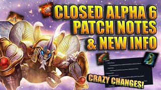 SMITE 2 CLOSED ALPHA 6 PATCH NOTES AND NEWS  NEW GODS amp ITEM BALANCES [upl. by Senskell376]