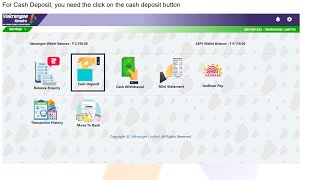 Vakrangee AePs Cash Withdrawal Balance Enquiry or Move to Bank kaise kre  vakrangee AePs Live [upl. by Ullman944]