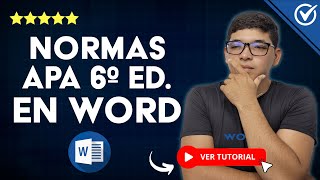 📏 MÁRGENES TEXTOS Y PAGINADOS en Word Según Normas APA 6ta Sexta Edición 📏 [upl. by Gnahc]