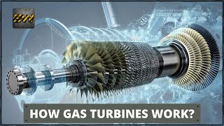 How Gas Turbines Work Detailed Video [upl. by Weinrich]