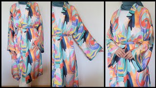 kimono dikimi🌟 pratik kimono kolay kimono dikimi 36 bedenden 44 bedene kadar uyumlu moda kimono [upl. by Korfonta]