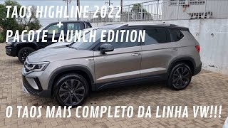 TAOS HIGHLINE 2022  PACOTE LAUNCH EDITION [upl. by Rehpotsirahc]