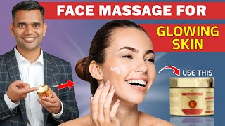 Daily Face Massage at Home For Glowing Younger Looking Skin [upl. by Lerraf]