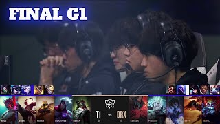 T1 vs DRX  Game 1  Grand Finals LoL Worlds 2022  DRX vs T1  G1 full game [upl. by Aneetsirk336]