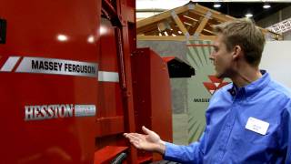 Hesston 2800 Series Round Baler by Massey Ferguson New at NFMS [upl. by Ailima]