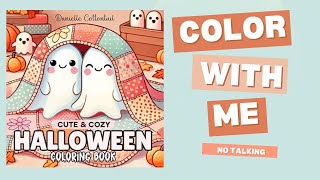 Color with Me Cozy amp Cute Halloween [upl. by Olsen]