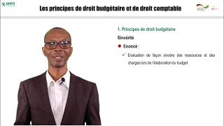 4 Principe fondamenteux de droit budgétaire et de Droit comptable [upl. by Walsh311]