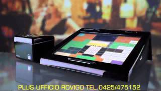 REGISTRATORI DI CASSA ROVIGO touch screen PLUS UFFICIO CUSTOM BIG QT10 QT1 [upl. by Anivle]