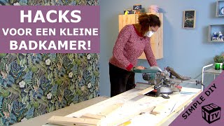 Handige tips voor een kleine badkamer  Simple DIY [upl. by Carmena]