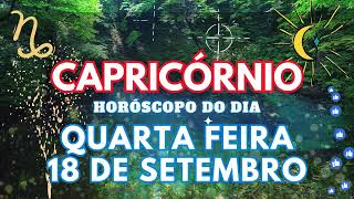 â™‘ CAPRICÃ“RNIO ðŸ’¥ VAI ACONTECER NESTA QUARTA FEIRA 18 DE SETEMBRO DE 2024 [upl. by Nrojb]